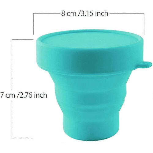 Collapsible Silicone Cup Foldable Sterilizing Cup for Menstrual Cups And Storing 1