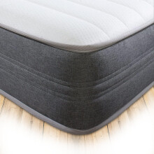 Starlight Beds Dream Dusk, Hybrid Spring and Memory Foam Single Mattress. Maximum Value Mattress. Soft, 7.5 Inch Deep (Grey) (3ft x 6ft3)