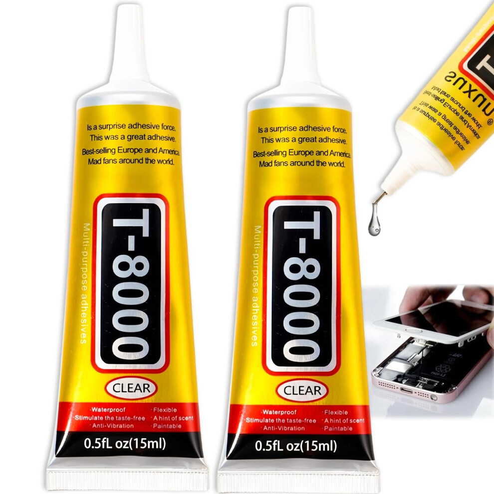 T8000 Multifunctional Phone Glue - Clear Contact Adhesive For Phone Screen Repair & Multi-Function Fixes, Electronics & Jewelry, Super Glue 5051226656699