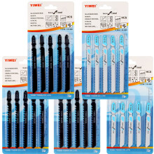 Professional Jigsaw Blades Set - 25 Pcs Jig Saw Blades for Wood, Metal, Plastic - Compatible With All Jigsaws, Reciprocating Saws