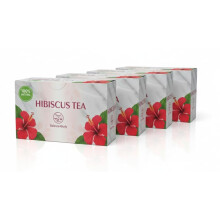 80 Tea Bags Hibiscus Tea 100% Natural - 4 Boxes 1.5 g Bags