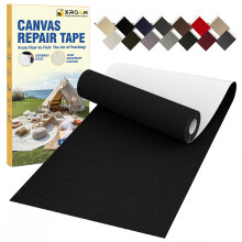 Xroam Canvas Repair Tape, 8 x 160 cm Waterproof Fabric Tape for Furniture, Self Adhesive Canvas Patches for Boat Covers, Sofas, Tents, Louge Chairs