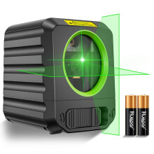 Laser Level, Huepar Lazer Level Tool Self-Leveling Bright Green Beam Cross Line Laser Level - Vertical and Horizontal