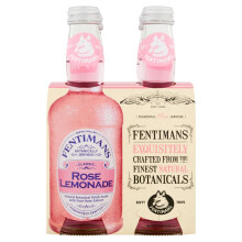 Fentimans Rose Lemonade - Botanically Brewed Lemonade made with Lemon Juice - Exquisitely Crafted & Refreshing Soft Drinks