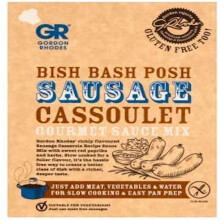 Gordon Rhodes Bish Bash Bosh Posh Sausage Cassoulet Gourmet Sauce Mix - Red Paprika & Herbs - Fuller Flavour - Easy Slow Cooker or Pan Cooking