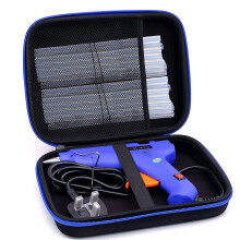 Hot Glue Gun,100W Full Size Glue Gun Kit with 20 Pcs Glue Sticks and Hard Shell Carrying Case, Hot Melt Glue Gun for Crafts,Home Quick Repairs