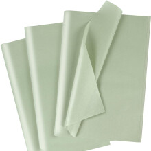 Sage Green Tissue Paper - 120 Sheets 35 x 50cm for Gift Bags Wrapping Gifts Crafts Packing