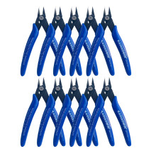 Small Wire Cutters 10 Pack,KAIHAOWIN 170 Wire Flush Cutters,Wire Clippers,Nippers,Clean Cut Pliers,Side Cuttes,Diagonal Cutting Pliers for Electronic