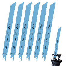 5PCS Metal Reciprocating Saw Blades, 14TPI 230mm Heavy Metal Cutting Reciprocating Saw