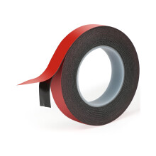 Acual Double Sided Tape Heavy Duty 12mm x 3m, Waterproof Acrylic Foam Mounting Tape 0.6mm Thick, Strong Adhesive for Automotive Trim, LED Strips, Car