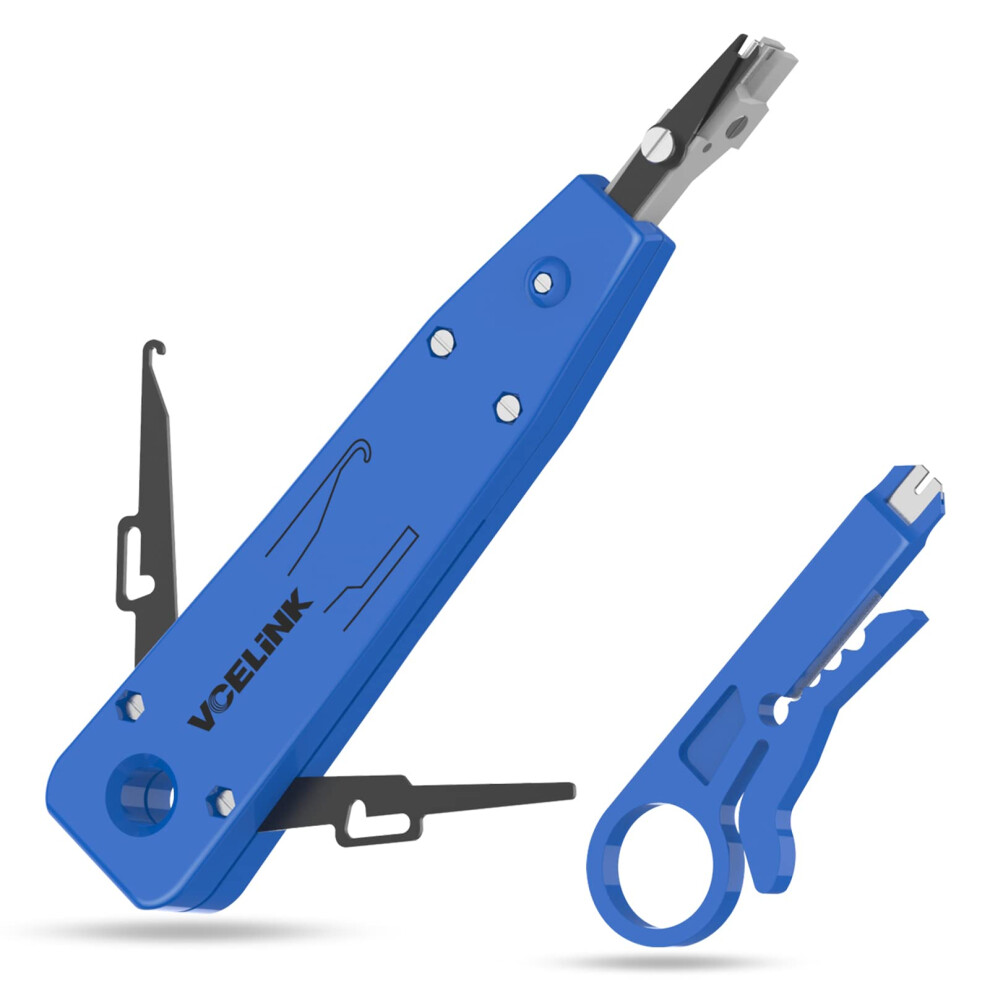 Vcelink Punch Down Tool, Ethernet Krone Tool For Rj45 Socket Cat5/Cat6/Cat7 & Telephone Cable 5051226654442