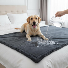 fireowl Dog Blanket Waterproof Washable - Ultra Soft Quick Dry Pet Throw for Sofa, Bed & Car - Large 145x165cm Warm Fleece Pet Blankets for Cats Dogs