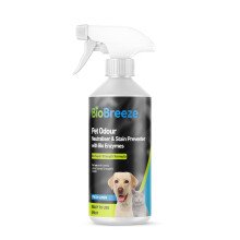 BioBreeze Pet Stain and Odour Neutraliser Spray - Carpet Cleaner and Upholstery Cleaner with Bio Enzymes
