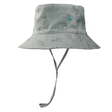 (50cm, Gray) Lightweight Fisherman Hat Comfortable Cartoon Pattern Hat with Strap Breathable Hat Suitable for Beach Vacations Travel Khaki 46cm