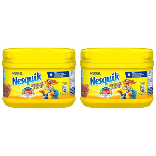 Nesquik Chocolate Milkshake Mix, 300g (Pack 2)