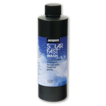 Jacquard SolarFast Wash, Dye Fixative and Textile Cleaner for Sun Printing, Prevents Backstaining and Enhances Colour on Fabric, 8oz 236ml Bottle