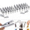 IDMARKET 40 stainless steel clothespins, unbreakable, durable, rust-resistant 4