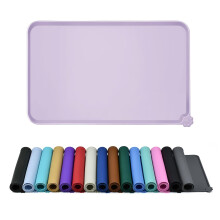 Reopet Silicone Dog Cat Bowl Mat Non-Stick Food Pad Water Cushion Waterproof - Multiple Colors, Sizes & Purposes, Lavender
