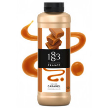 1883 Maison Routin Caramel Sauce 500ml – Gourmet Dessert Topping for Desserts, Cocktails, Hot Chocolates, Vegetarian, Nut-Free & Gluten-Free