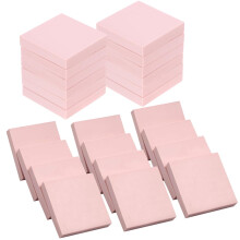 Acidea Rubber Carving Blocks, 24pcs 2"x2" Square Pink Linoleum Blocks for Printmaking