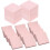 Acidea Rubber Carving Blocks, 24pcs 2"x2" Square Pink Linoleum Blocks for Printmaking 1