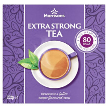 Morrisons Extra Strong Tea Bags 80's 232g