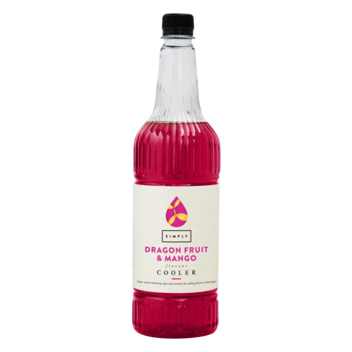 Simply Dragon Fruit and Mango Cooler 1 Litre, Pink