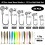 Annyswit 58 Pcs Jig Heads with Soft Plastic Lures, Perch Lures Kit 2