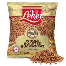 Leket Roasted Buckwheat 400g - Premium Whole Grain for Nutritious & Delicious Meals - Quick & Convenient, Kosher, High-Protein, Non GMO Superfood
