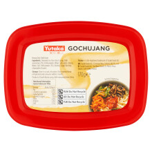 Yutaka Gochujang 170g | Korean Red Chilli Paste | Fermented, Savoury-Spicy & Slightly Sweet | Vegan & Gluten-Free | Condiment for Bibimbap, Marinades
