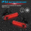 IP65 Waterproof Shockproof LED Bicycle Taillights - 4 Lighting Modes - USB Rechargeable 4