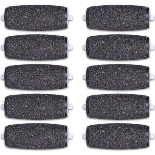 [Pack of 10] Replacement Rollers for Scholl Velvet Smooth - Extra Rough 1