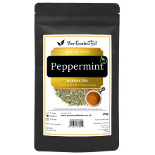 Peppermint Loose Leaf Tea (50g) Pure Peppermint Leaf Herbal Tea, Loose Mint Leaves, Aromatic Herbal Infusion, Caffeine Free Herbal Infusion