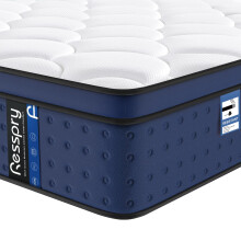 Resspry Single Mattress,12Inch Hybrid Mattress for Pressure Relief, Breathable Foam with Individually Pocket Spring, Medium Firm Single Bed
