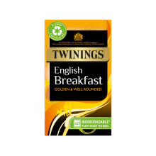 Twinings English Breakfast Tea | Golden, Well Rounded & Full Bodied Black Tea | 40 Biodegradable Tea Bags