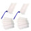 JZK 2 x Handy small fluffy microfibre duster with 10x duster refills pads, Disposable Dusting hand tool 1