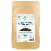 Darjeeling Teesta Valley Premium First Flush FTGFOP1 Black Loose Leaf Tea (100g)