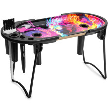 euluoziqing Metal Rolling Tray Set, Rolling Machine for King Size & 1 1/4 Size, Multifunctional Filling Machine, Foldable Stand, Cone Filler