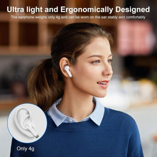 Ασύρματα ακουστικά Bluetooth 5.3 TOPESCT, αδιάβροχα IPX7, στερεοφωνικά για αθλητικά παιχ 1
