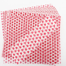 100PCS Greaseproof Burger Wrapping Paper, 22x25cm Heart Printing Style Oil Proof Sheets for Sandwich Fries Fish and Chip