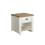 Birlea Birlea Highgate 1 Drawer Lamp Table Cream & Oak Effect 1