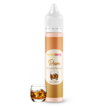HONEYBERRY Natural Rum Food Flavouring 30ml – High Strength Professional Flavour Drops – Concentrated Liquid Essence for Baking, Desserts