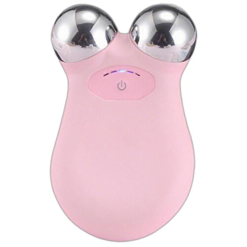 (Pink) Microcurrent Facial Device,Multifunctional Facial Massagers,Face Rollers Gift