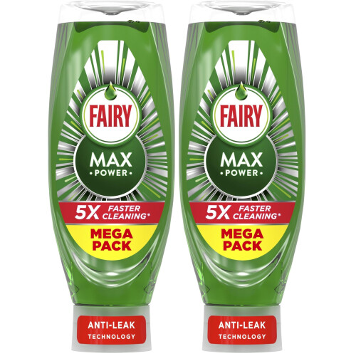 Fairy Fairy Max Power Washing Up Liquid 730ml, Easy & Effortless Cleaning