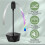 3-Piece Automatic USB Fly Repellent Fan, Foldable and Hanging Repellent Fan 3
