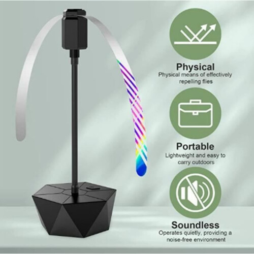 3-Piece Automatic USB Fly Repellent Fan, Foldable and Hanging Repellent Fan 2
