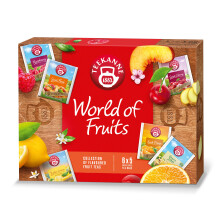 Teekanne World of Fruits Tea Selection Gift Box New Edition / 6 Delicious Caffeine-Free Flavours / 30 Premium Tea Bags