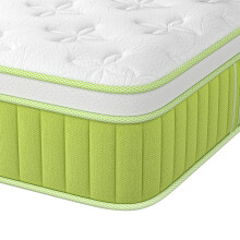 Kingsize Mattress 5ft 25cm Memory Foam & Pocketed Spring Hybrid Mattress Medium Firm 7-Zone 9-Layer Breathable Kingsize Bed Mattress with 650lbs Weigh