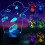 Sonic Hedgehog Night Light for Kids, 3D Touch Illusion, 16 Changing Colors, Dimmable, with Remote Control 3