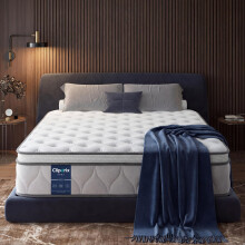 Cliporix Single Mattress 10 Inch (25cm) Memory Foam Hybrid with Individual Pocket Springs – Medium Firm for Teenagers Room, Motion Isolation